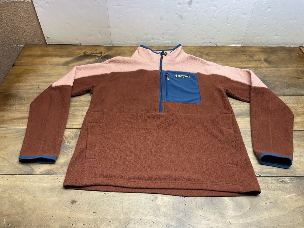 Cotopaxi Abrazo Half Zip Fleece Jacket Womens Large Colorblock Mock Neck